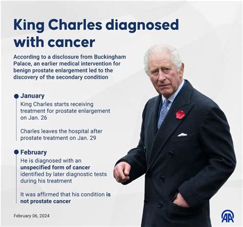 type of cancer king charles iii has